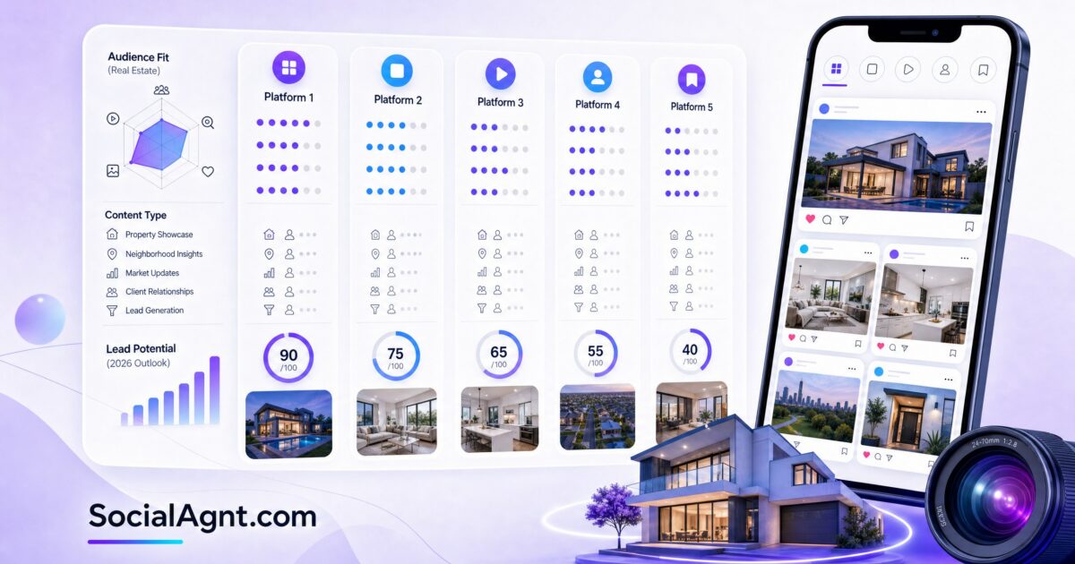 Best Social Media Platforms for Real Estate Agents: Where to Focus in 2026