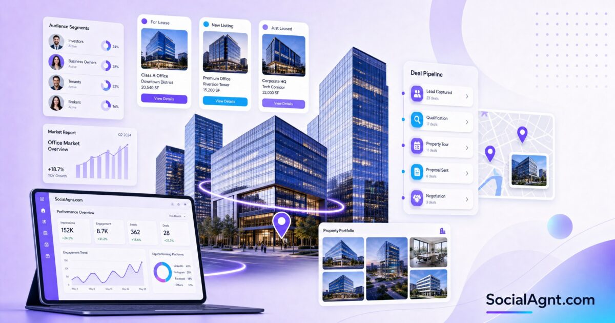 Commercial Real Estate Social Media Marketing Strategies That Generate Deals
