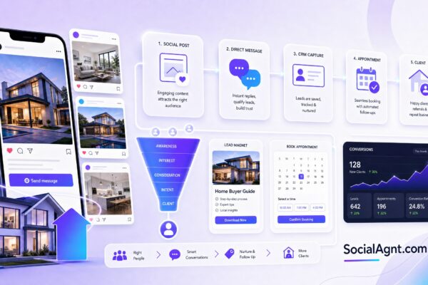 How to Get Real Estate Clients from Social Media: The Complete Conversion System