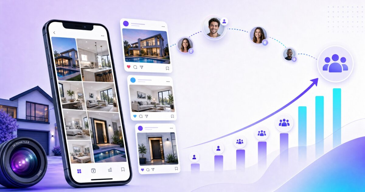 How to Grow Your Real Estate Social Media Following from Zero