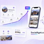 SocialAgnt.com featured image for Grow Your Real Estate Social Media Following from Zero, covering branding & strategy for real estate agents.