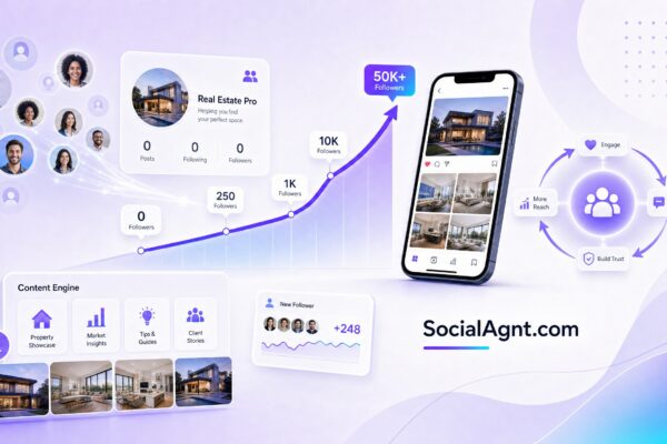 How to Grow Your Real Estate Social Media Following from Zero