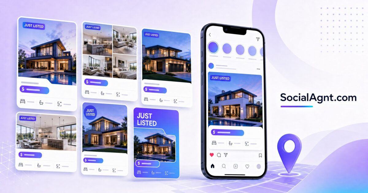 Just Listed Social Media Post Templates for Real Estate Agents