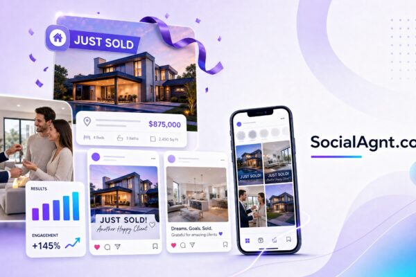Just Sold Social Media Post Ideas and Captions for Real Estate Agents