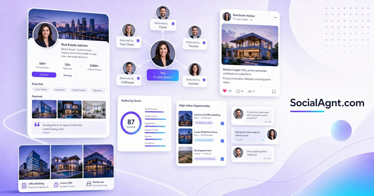 LinkedIn for Real Estate Agents: Build Authority, Referrals, and High-Value Leads