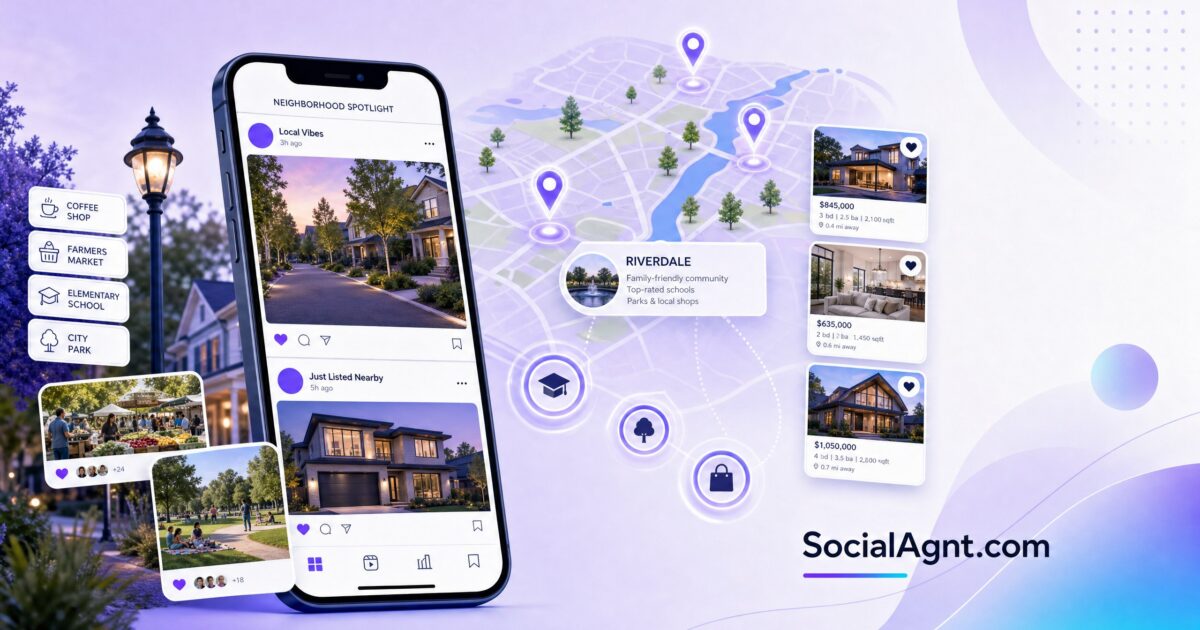 Neighborhood Spotlight Posts: Hyperlocal Social Media for Real Estate Agents
