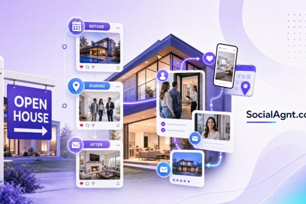 Open House Social Media Posts: Before, During & After Content Strategy