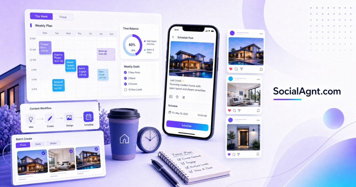 Social Media Strategies for Part-Time Real Estate Agents