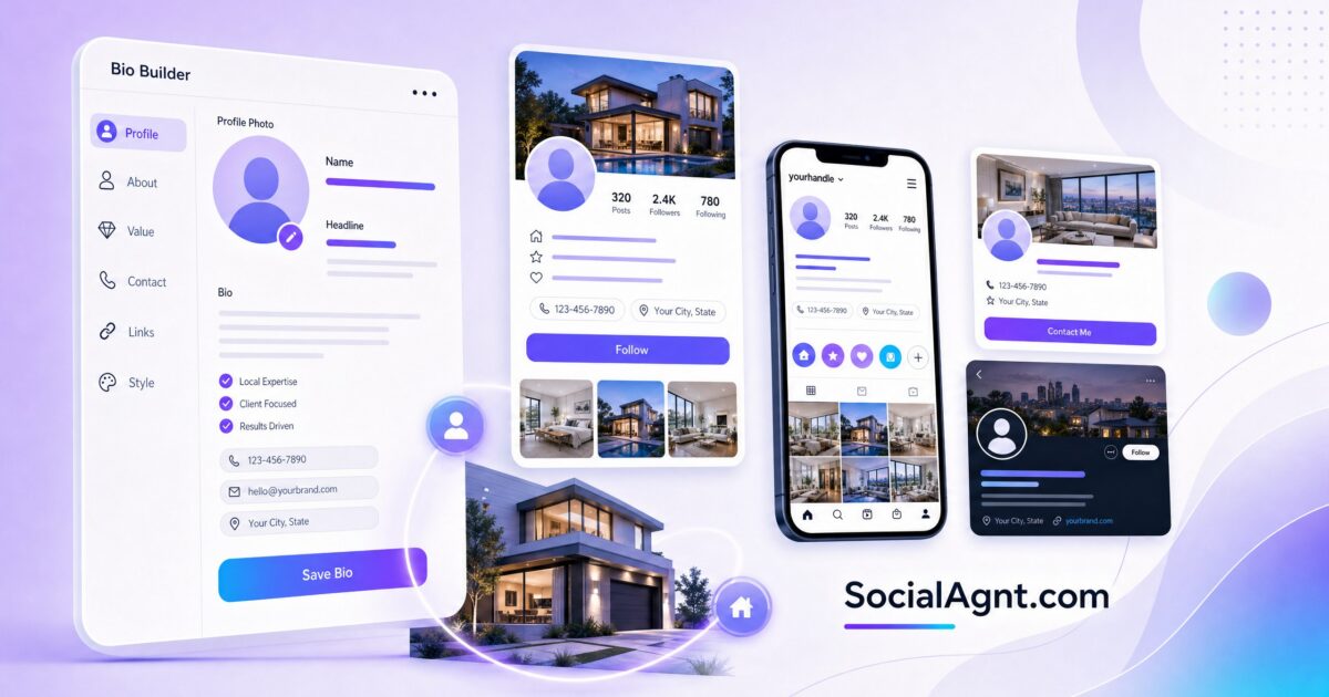 Real Estate Agent Social Media Bio: Templates & Examples for Every Platform