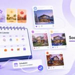 SocialAgnt.com featured image for Holiday Social Media Posts for Real Estate Agents, covering real estate social media content planning and growth.