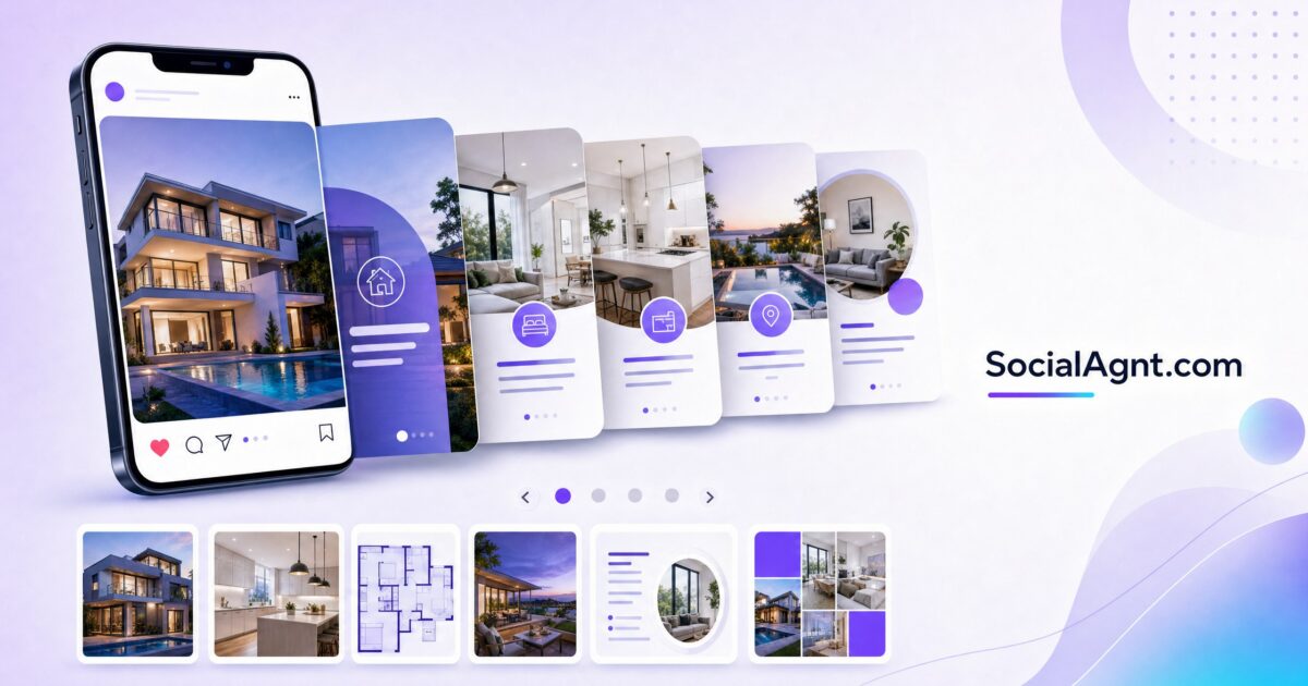 Real Estate Instagram Carousel Posts: Templates & Ideas