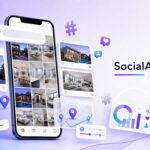 SocialAgnt.com featured image for Instagram Hashtags for Real Estate: The Ultimate List, covering platform-specific real estate social media marketing.
