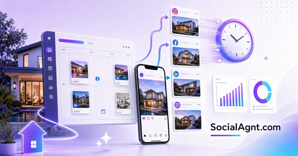 Real Estate Social Media Automation: Save 10+ Hours/Week