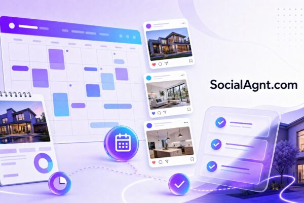 Free Real Estate Social Media Content Calendar Template (Downloadable)