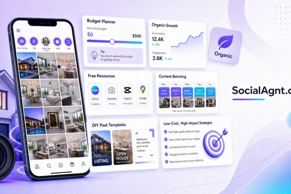 Real Estate Social Media Marketing on a Budget: Free & Low-Cost Strategies