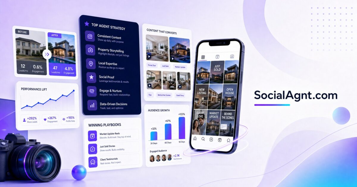 Real Estate Social Media Marketing Case Studies: What Top Agents Do Differently
