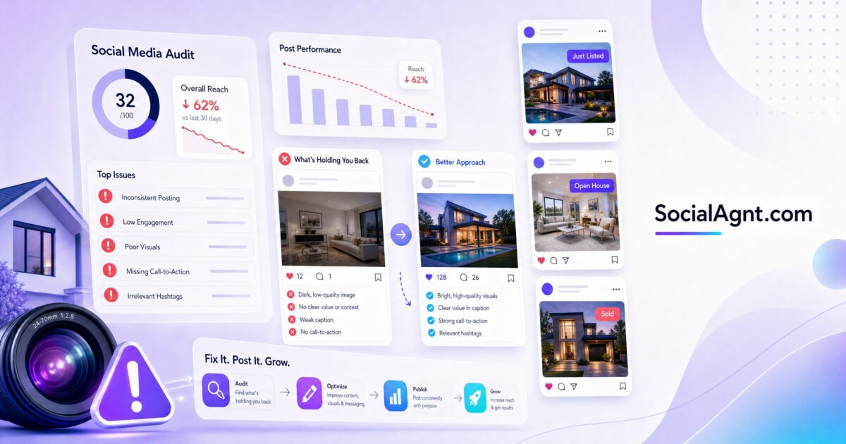 10 Real Estate Social Media Marketing Mistakes That Kill Your Reach
