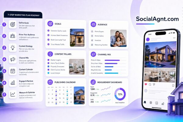 How to Create a Real Estate Social Media Marketing Plan in 7 Steps