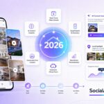 SocialAgnt.com featured image for Real Estate Social Media Marketing Trends to Watch in 2026, covering real estate social media for real estate agents.