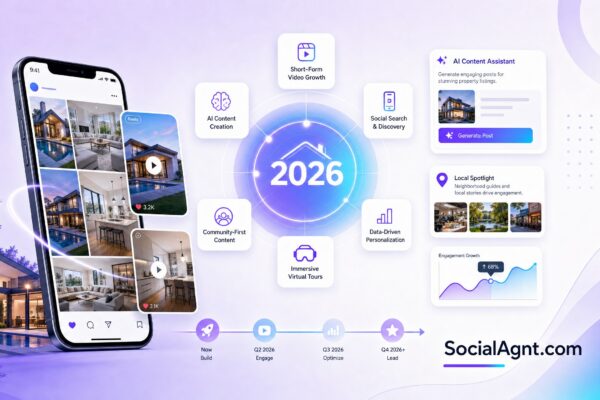 Real Estate Social Media Marketing Trends to Watch in 2026