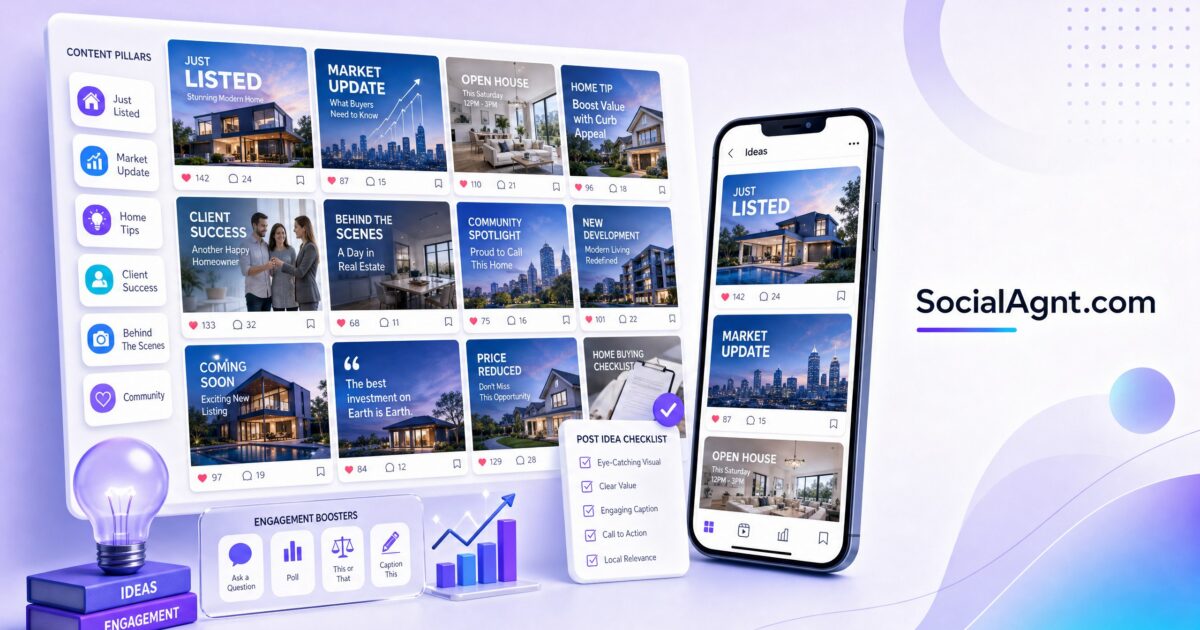 57 Real Estate Social Media Post Ideas That Get Engagement