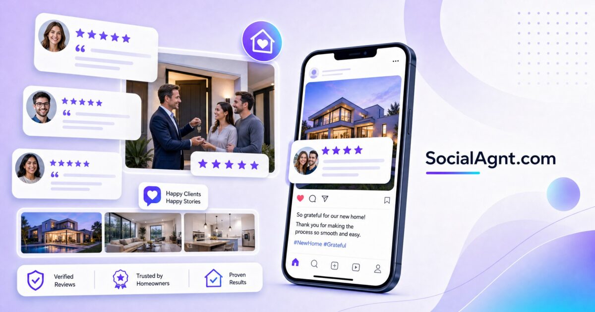Real Estate Testimonial Posts: How to Share Client Reviews on Social Media