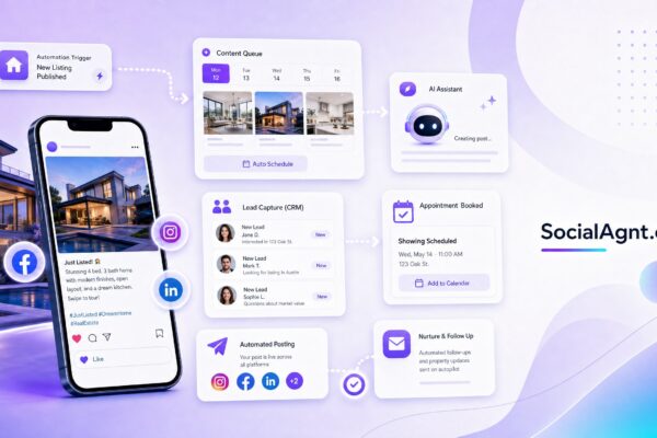 Social Media Automation for Real Estate Agents: Save Time and Generate Leads on Autopilot