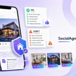 SocialAgnt.com featured image for Social Media Do’s and Don’ts for Real Estate Agents, covering real estate branding, positioning, and trust-building.