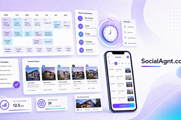 Social Media Time Management for Busy Real Estate Agents: The Efficiency Playbook