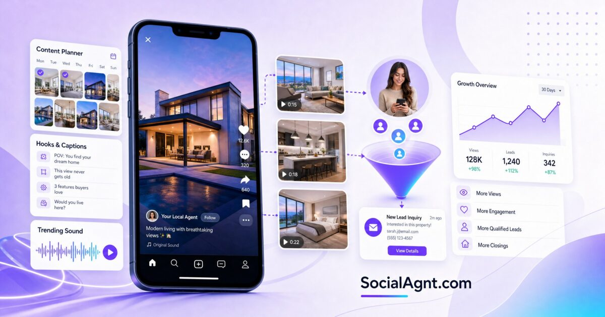 TikTok for Real Estate Agents: How to Get Leads from Short Video
